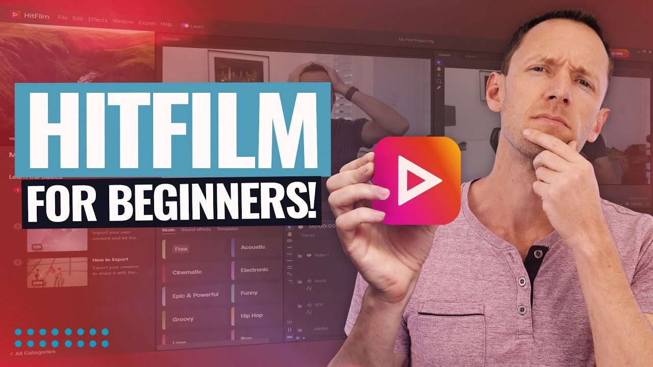 HitFilm - Complete EXPRESS Tutorial For Beginners!