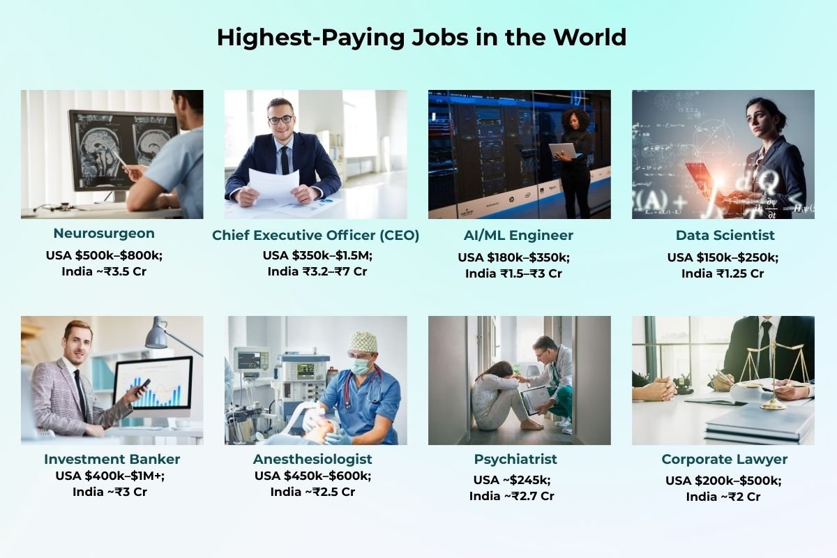 Top 10 Highest-Paying Jobs in the World: Careers That Define Success and Salary | Business Viewpoint Magazine