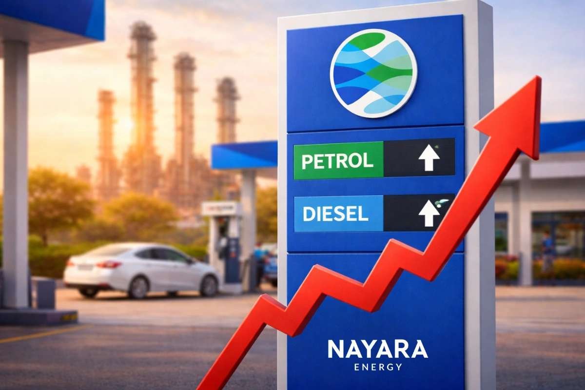 Nayara Energy Raises Petrol, Diesel Prices Amid Global Oil Surge