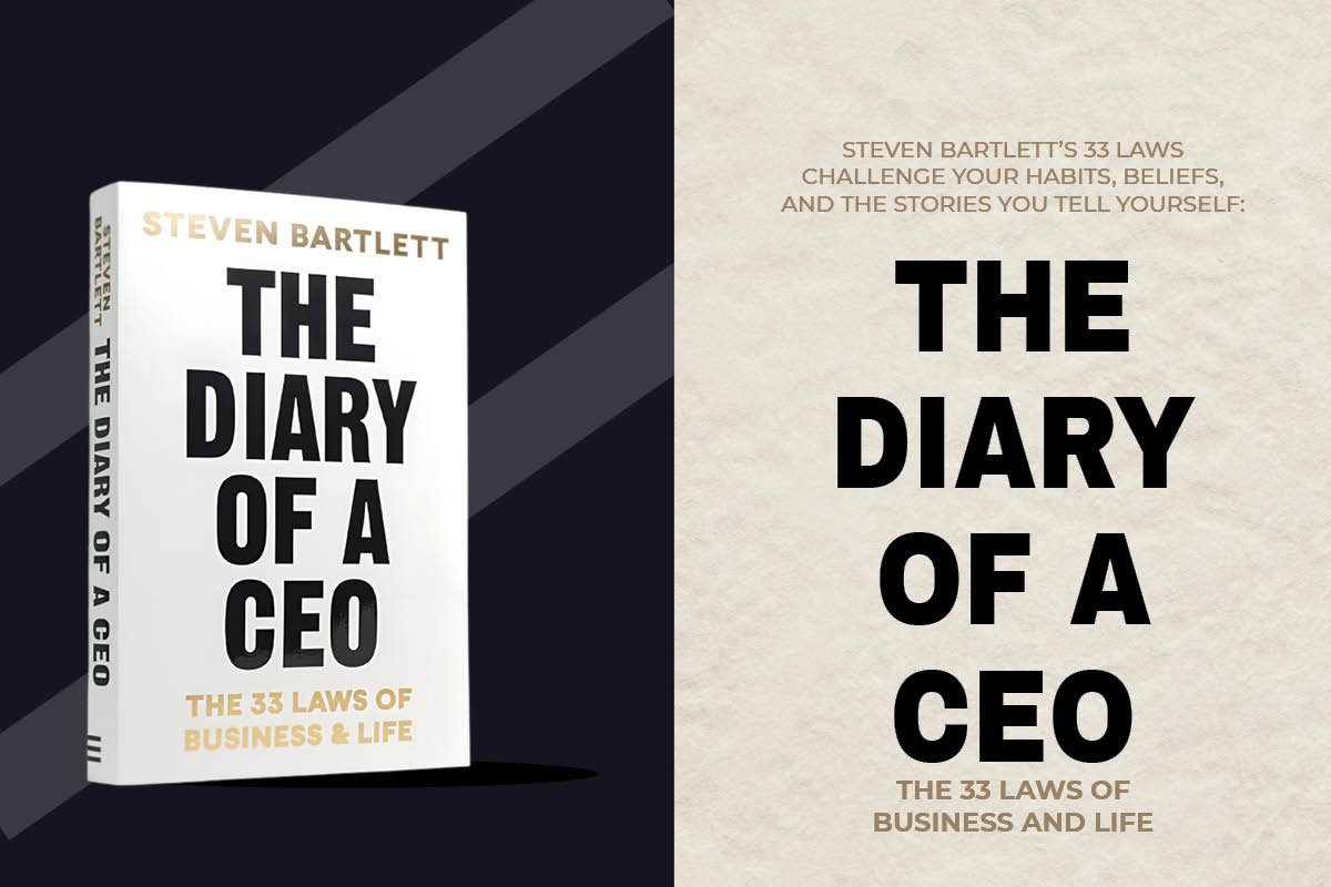 Steven Bartlett’s 33 Laws Challenge Your Habits, Beliefs, and the Stories You Tell Yourself: The Diary of a CEO: The 33 Laws of Business and Life